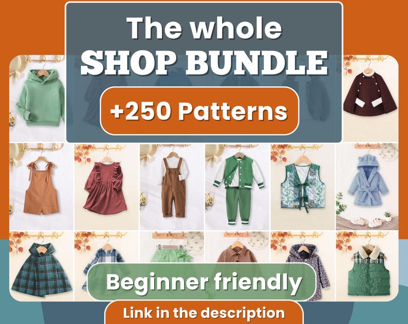 Top and Pants Pattern for Kids, Top Pattern, Kids Pattern, PDF Pattern, Beginner Pattern, Sewing Pattern Toddlers, Pants Pattern